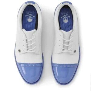G/FORE Womens Cap Toe Gallivanter White Blue Golf Shoes US 8 NWT